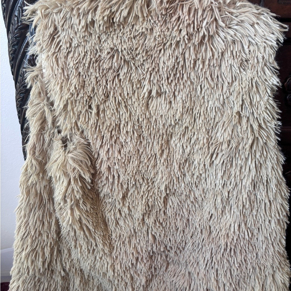 Double Zero Women's Teddy Jacket - Cream - Picture 4 of 6